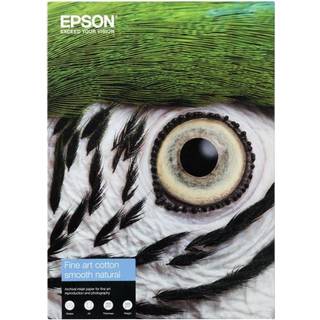 Epson Fine Art Cotton Smooth Natural A3+ plotterpapir 25 ark hvid