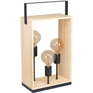 EGLO FAMBOROUGH bordlampe, sort/træ