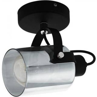 Eglo Berregas spot i sort/krom - 99052