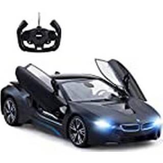BMW i8 Fjernstyret Bil 1:14 Sort (Kan åbne dørene via remote)