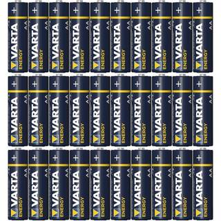Varta LR6/AA (Mignon) (4106) batteri, 30 stk. i blister alkaline mangan batteri, 1,5 V