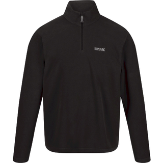 Regatta Regatta Black Mens Thompson Lightweight Half Zip Fleece