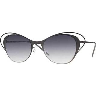 Italia Independent II 0219 009.000 52 Solbriller Kvinder Black - Black - 52mm