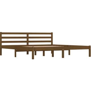 Sengeramme Massivt Fyrretræ - Naturfarvet / 180 x 200 cm