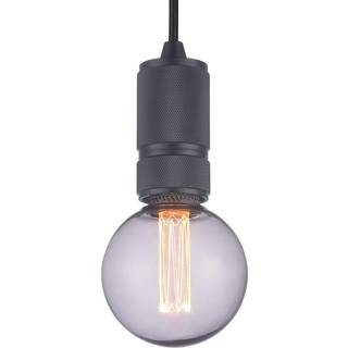 Chicago Café Pendel lampe Ø25 Til E27 i Opal/Sort - Nielsen Light