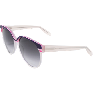Italia Independent II 0049 017.000 55 Solbriller Kvinder Hvid - White - 55mm