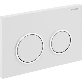 Geberit Betjeningsplade geberit kappa21, hvis/blank/hvid