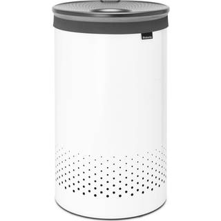 Brabantia Vasketøjskurv 60 L - Vasketøjskurve Stål Hvid - 304880