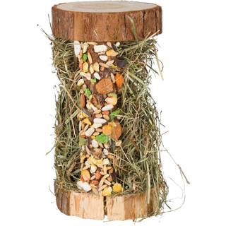 Trixie Wooden Tower with Mountain Meadow Hay 13 × 17 × 13 cm 110 g