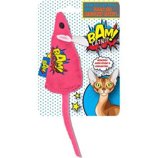 Bam ! - Toy with Catnip - 10 cm - Mouse Pink - (503319006087)