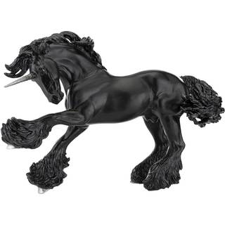Breyer Traditional 1: 9 skala model Horse Obsidian Unicorn Stallion