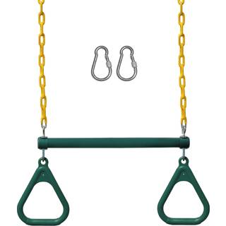 Jungle Gym Kingdom Swing s?t til baghaven Monkey Bars & Swingset tilbeh?r - Set inkluderer 18 """" Trapeze Swing Bar & 48 """" Heavy Duty Chain med l