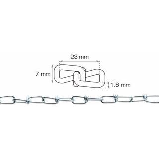 Knudekæde Ø1,6 mm x 5 meter