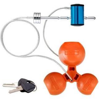 BKDK Curt 23082 Universal Tri-Ball Trailer Coupler Lock passar 1-7/8 2 2-5/16-tum