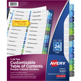 Avery dobbelt-s?jle klar indeksindtegnelse