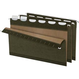 Pendaflex 42591 Klar-fanen Forstærket hængende mapper 1/5 Tab Legal Green 25/Box