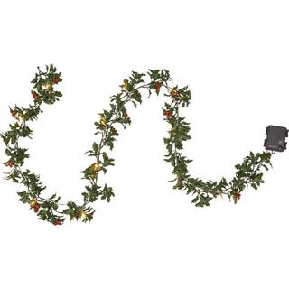 Star Trading - Girland Holly - 6 cm - Grøn