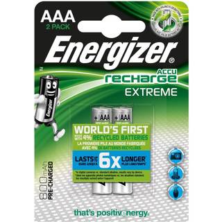 Energizer AAA Genopladelige batterier - 2 Stk