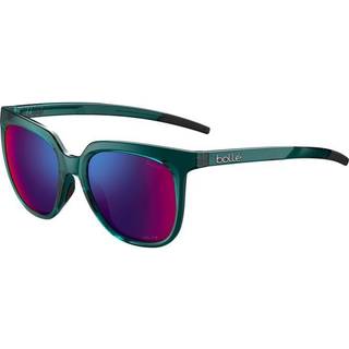 Bolle Glory Polarized BS028007 53 Solbriller Kvinder Blue - Shiny Transparent Teal - 53mm