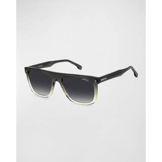 Carrera 267/S 2M0/9O 56 Solbriller Mænd Grå - Transparent Faded Grey - 56mm