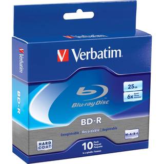 Verbatim BD-R 25GB 16X Disc Spindle Box med 10