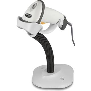 Delock Kablet Stregkode Scanner 1D - Med Holder - Lysegrå