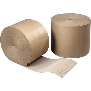 Bølgepap 200 cm x 70 meter brun, kraftpapir miljøvenlig