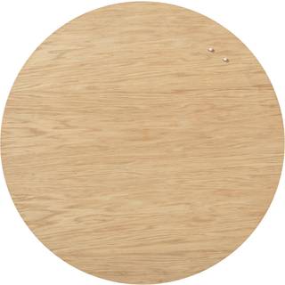 Magnetisk cirkeltavle 80 cm - mange farver (Variant: Egetræsfiner tavle)