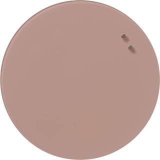 Naga Nord magnetisk glastavle rund Ø35cm rosa