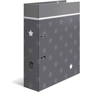 HERMA Motif file A4 stars grey with border