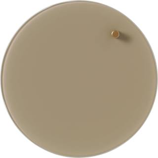 Magnetisk cirkeltavle 25 cm - mange farver (Variant: Beige glastavle)