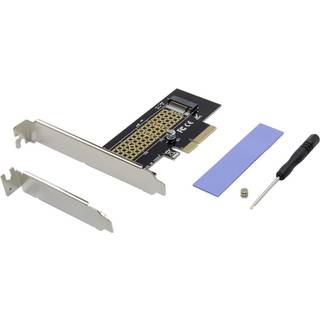 MICROCONNECT PCIe x4 M.2 NVMe SSD Adapter