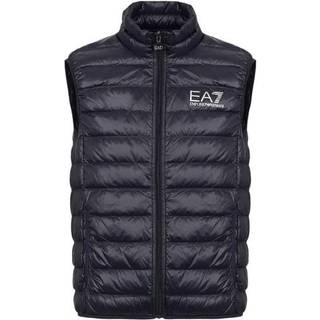 EA7 Emporio Armani Quilted Gilet Blue