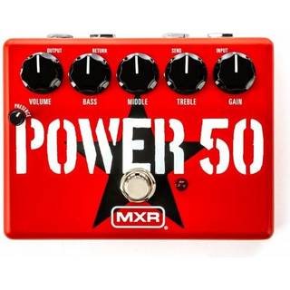 Dunlop MXR TBM1 Tom Morrello Power 50 Overdrive Guitar effekt (Som ny)