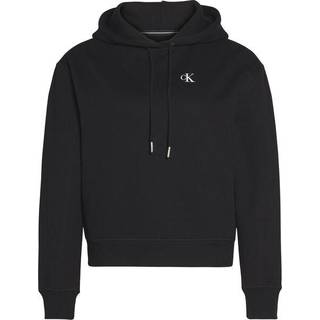 Calvin Klein Logo Dame hættetrøje - Sort - Str. S - Modish.dk