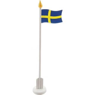 Bordsflagga 30 cm trä flagga Sverige
