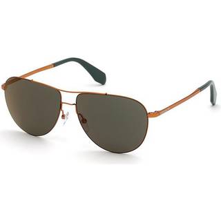 Adidas Originals OR0004 36L 58 Solbriller Mænd Brun - Shiny Dark Bronze - 58mm