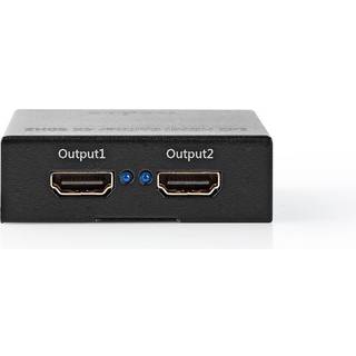 Nedis HDMI Splitter, 2x HDMI-udgang, 4K@60Hz, 18 Gbps