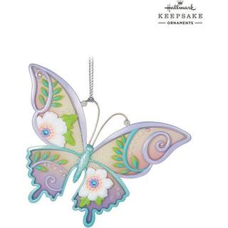 Hallmark keepsake julepynt plast 2022 str?lende sommerfugle