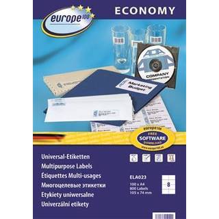 Europe 100 Etiket 105x74,0 mm 800 stk.