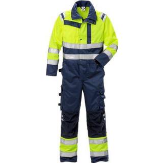 Fristads 124376 Hi Vis Kedeldragt kl.3 8026 / Arbejdskedeldragt Rød/sort XL