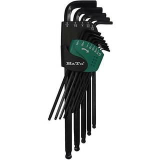 BATO Stiftnøglesæt m/kugle 0,05-3/8" 13 dele