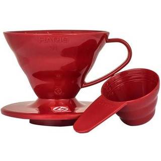 Hario V60 filterholder, rød plastik 1 - 2 kopper VD-01R