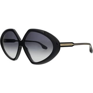 Victoria Beckham Kvinde VB614S 1 Solbriller Plast Sort Grå Geometrisk Skygge