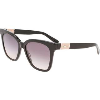 Longchamp LO696S 001 54 Solbriller Mænd Black - Shiny Black - 54mm