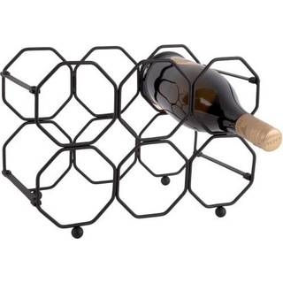 Sort vinreol - 6 flasker