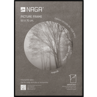 Ramme til plakater, 50x70 cm, sort