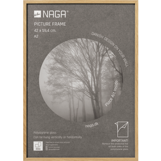 Naga fotoramme 42x59,4cm med ramme i massivt egetræ