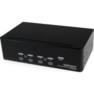 StarTech.com 4 Port Dual DVI USB KVM Swi