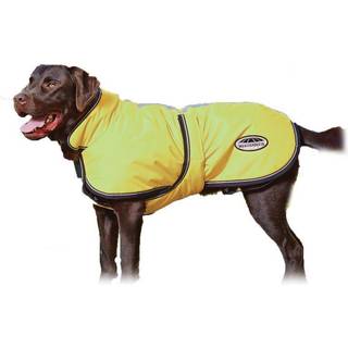 Weatherbeeta Comfitec Reflective Parka 300d Deluxe Dog Coat Yellow 24 """"